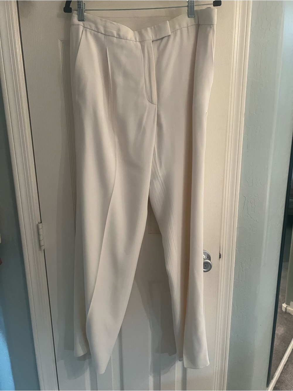 Alexander MCqueen tuxedo cream pants size 46 US 14